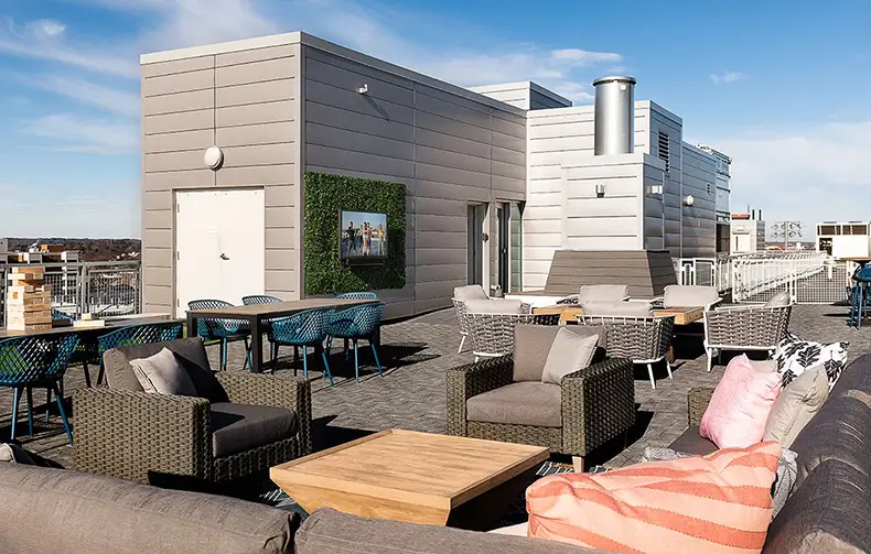 rooftop lounge