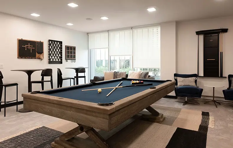 billiards table