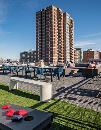 rooftop lounge